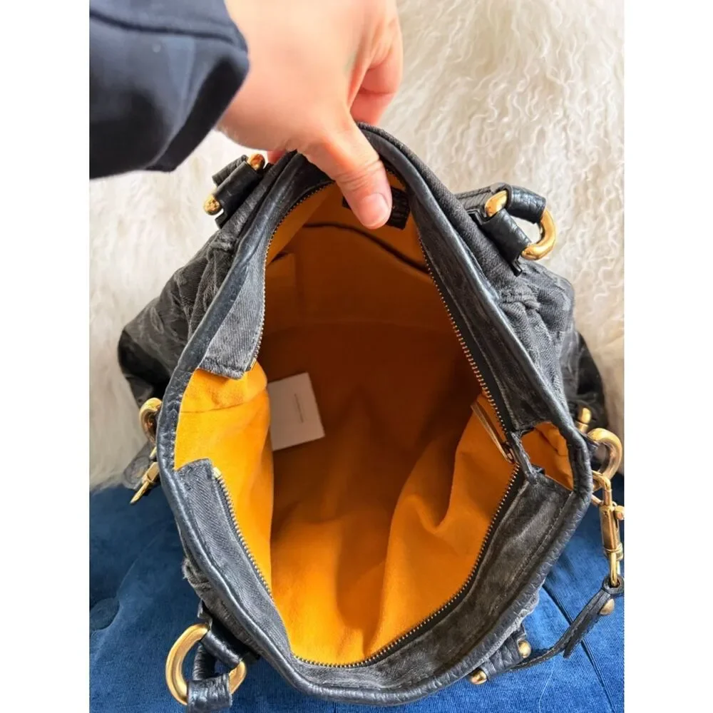 Louis vuitton Denim Neo Cabby MM Black